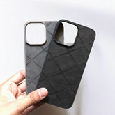 iPhone Leather Zig Zag Pattern Protective Phone Case (DS-EVE)